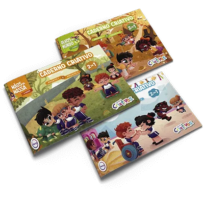 Livros da coleção Criativos (Educação Infantil)